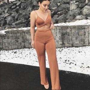 Fashion nova 2 piece sexy pant set